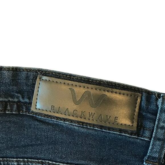 Blackwave Blue Classic Straight Leg Jeans Mens 36x30 - Picture 2 of 5
